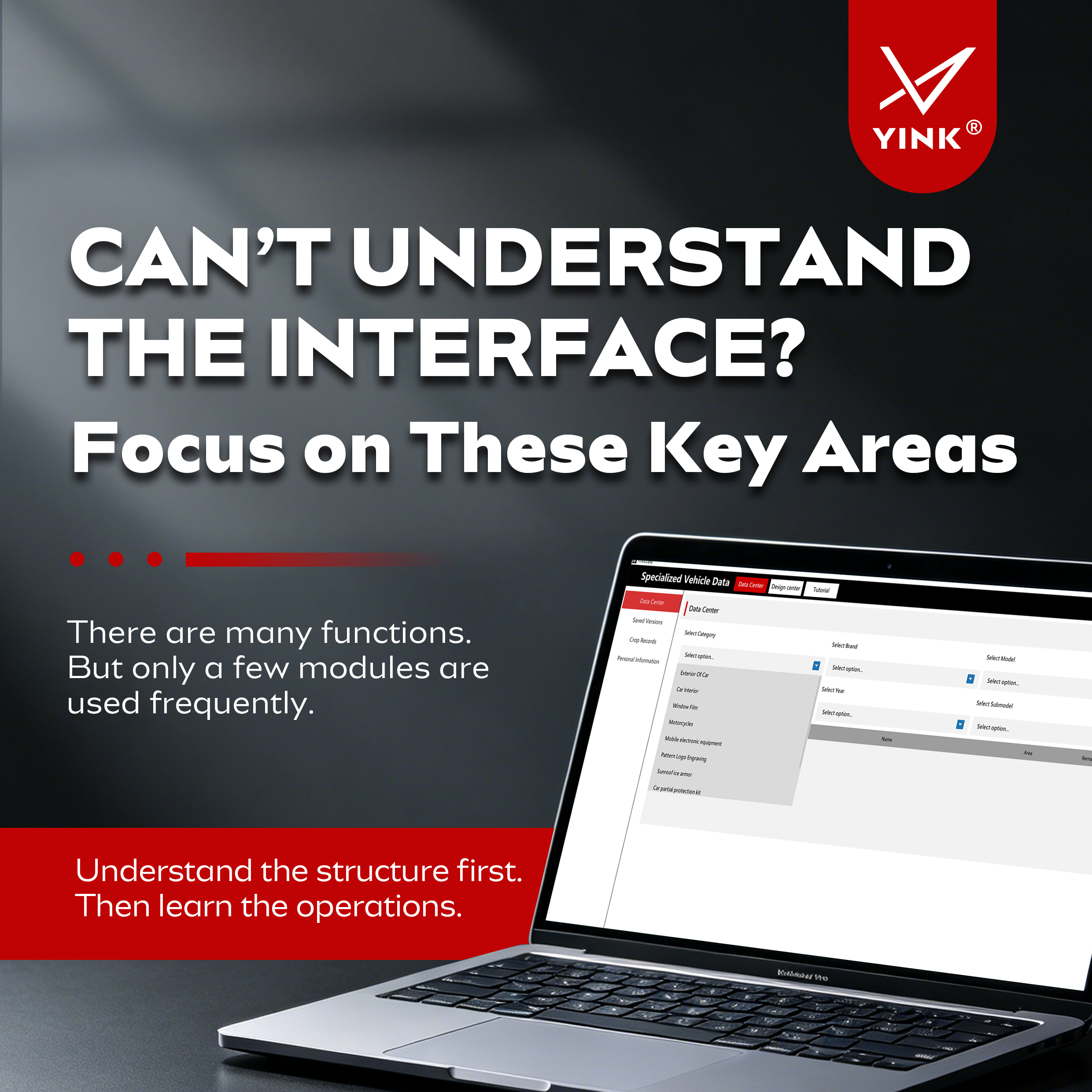Can’t Understand the Software Interface? Focus on These Key Areas——YINK FAQ Series — Episode 12