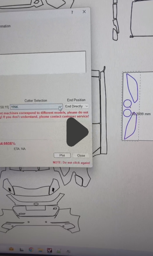 Cara cepet ngethok film lampu utama BMW nganggo YINK SMART SOLUTION
