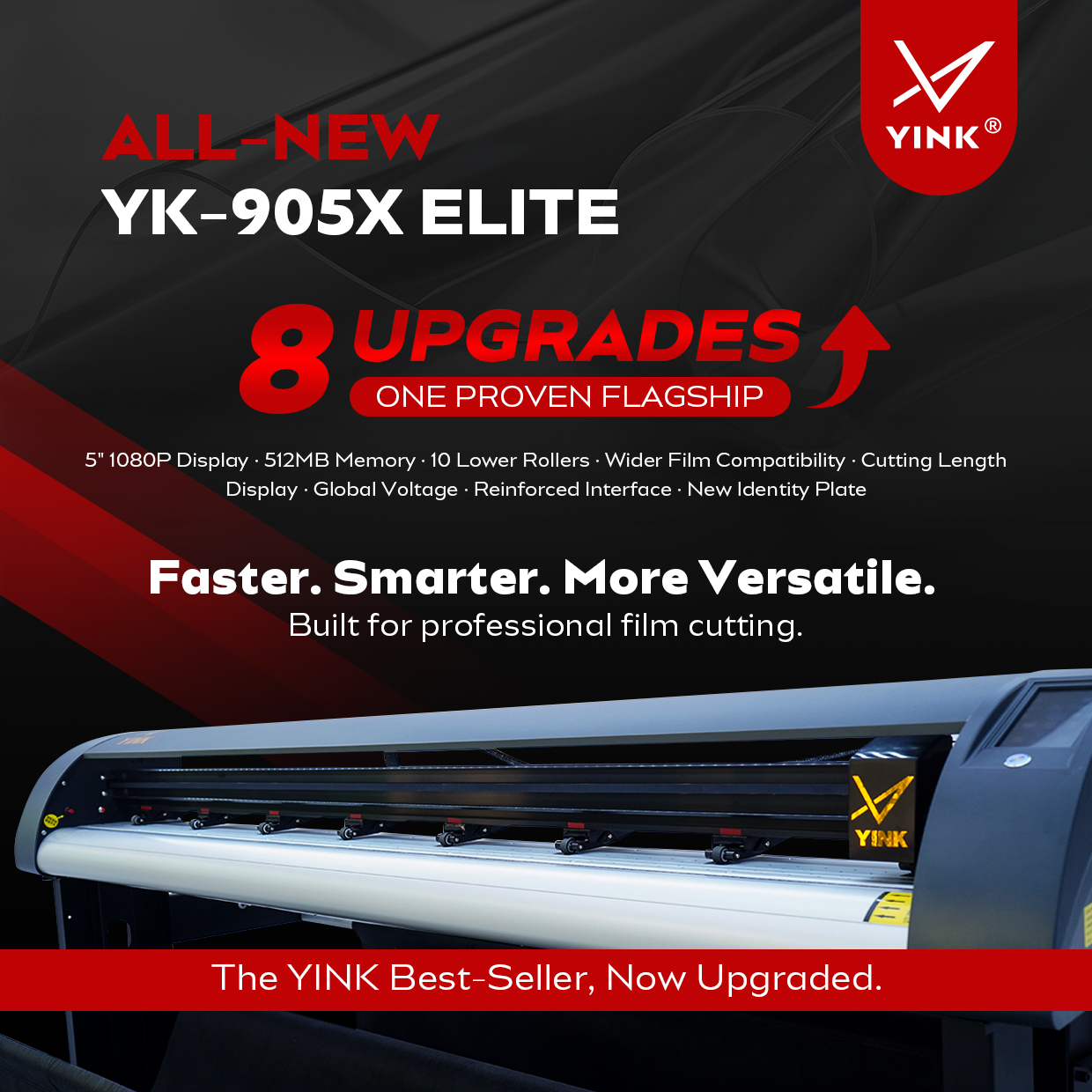 YINK YK-905X Elite: 8 Peningkatan untuk Pemotongan Film yang Lebih Baik