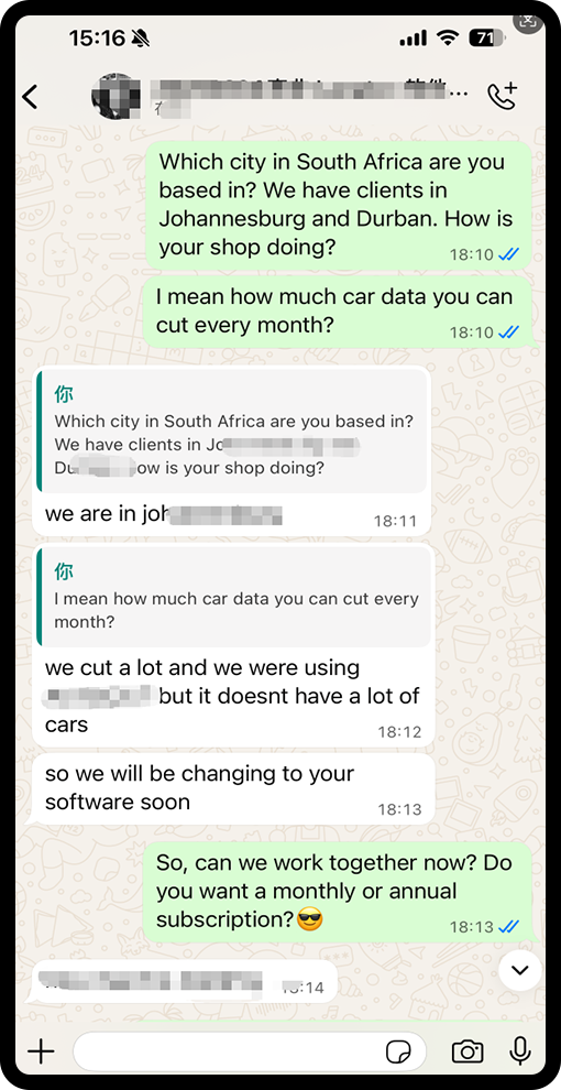 YINK Kliënt Getuigskrifte