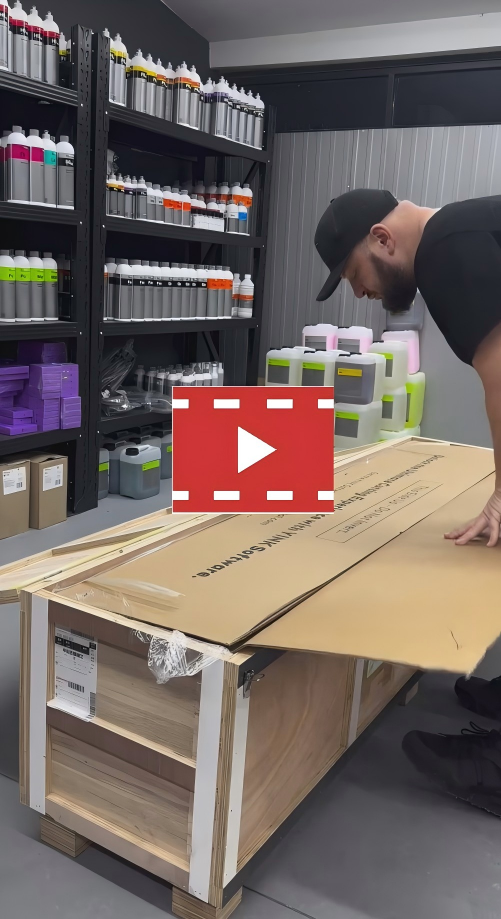 903 Machine Unboxing for a Customer in North Macedonia