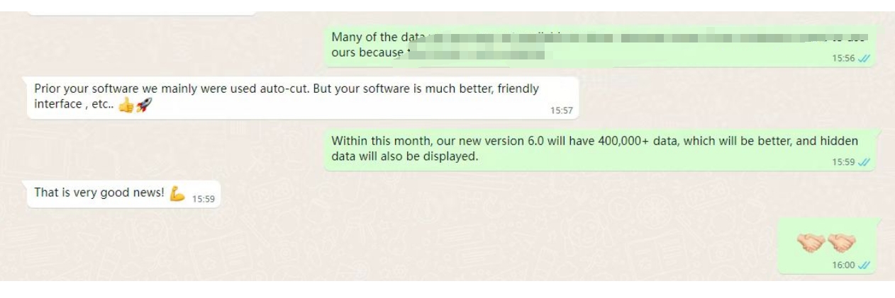 Piranti lunak iki nduweni antarmuka sing ramah pangguna lan data sing lengkap.