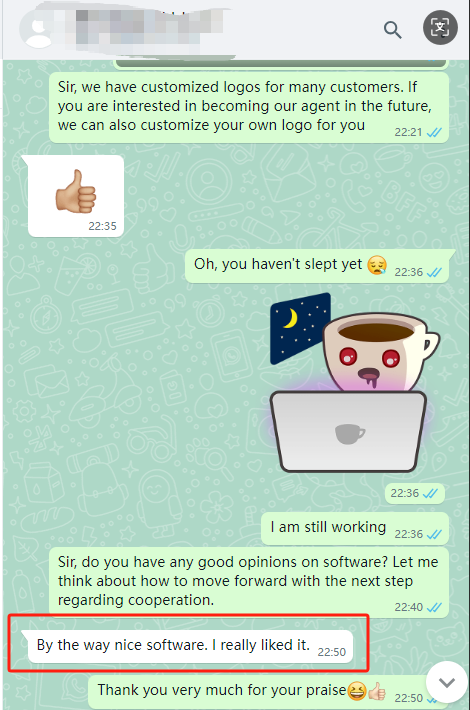 Ngomong-ngomong, piranti lunak sing apik